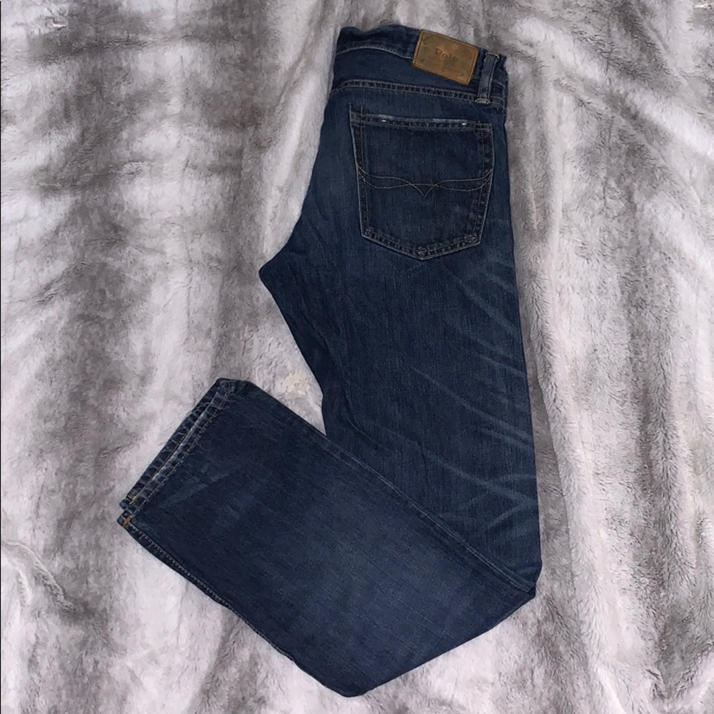 Polo by Ralph Lauren Dark Wash Slim Straight Jeans